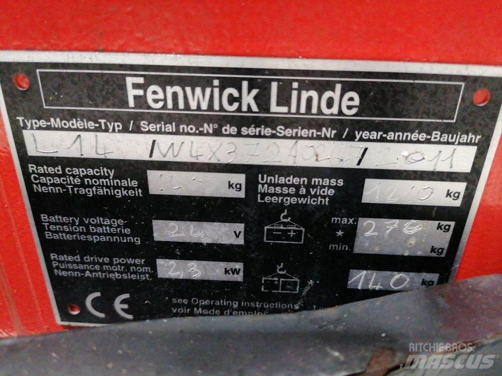 Linde L14 Ručni električni viljuškar