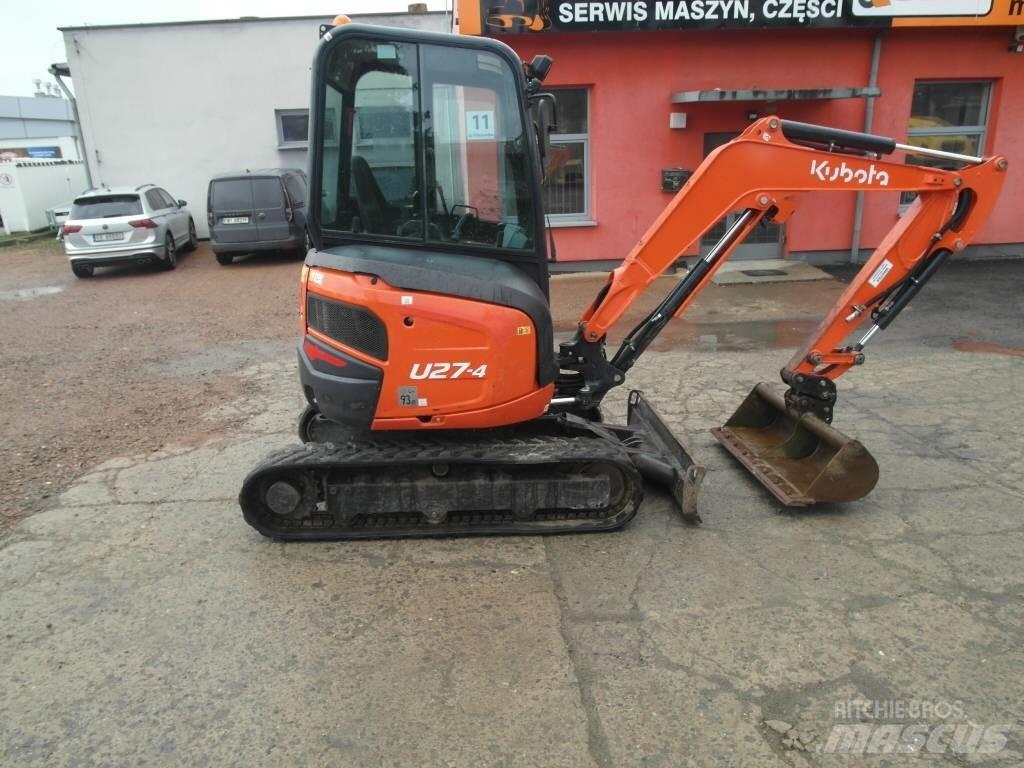 Kubota U 27-4 Mini bageri < 7t