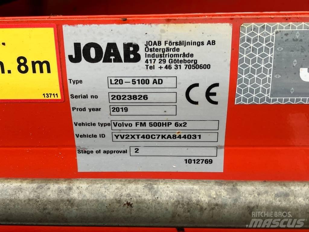 Volvo FM 510 Rol kiper kamioni sa kukom za podizanje tereta
