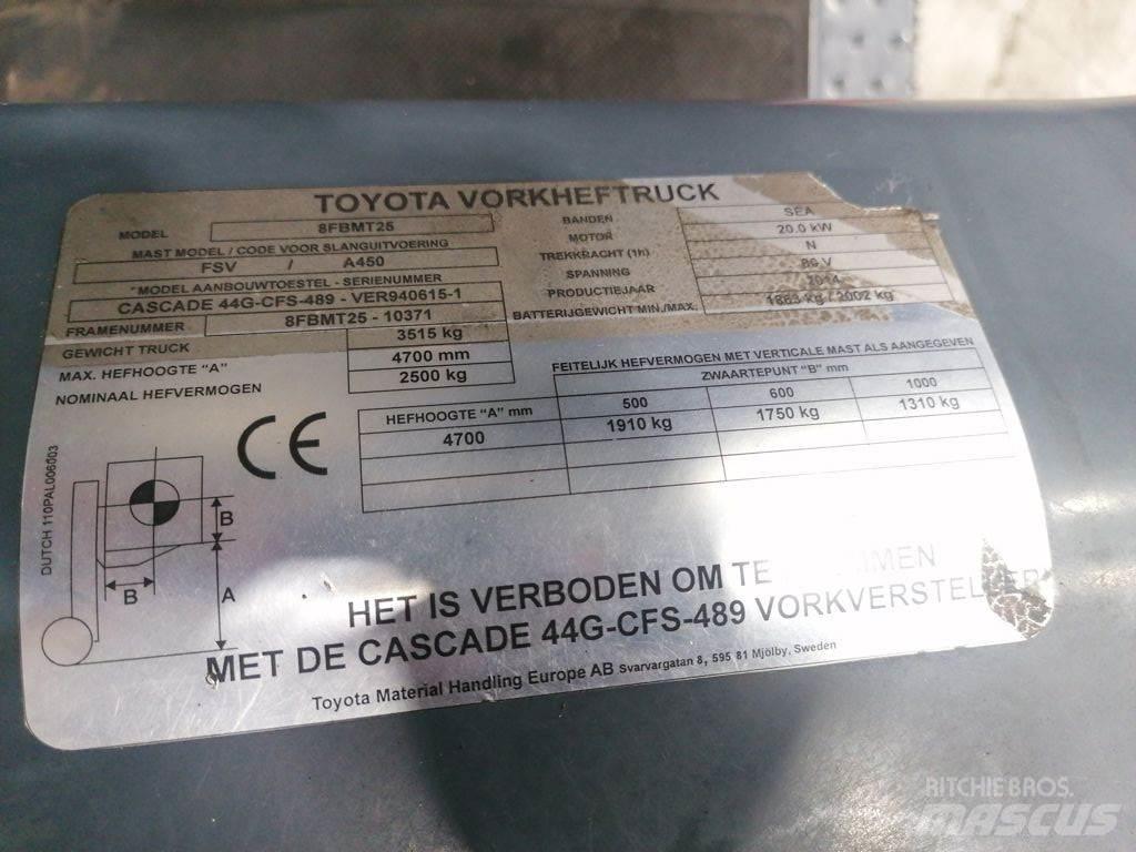Toyota 8FBMT25 Električni viljuškari
