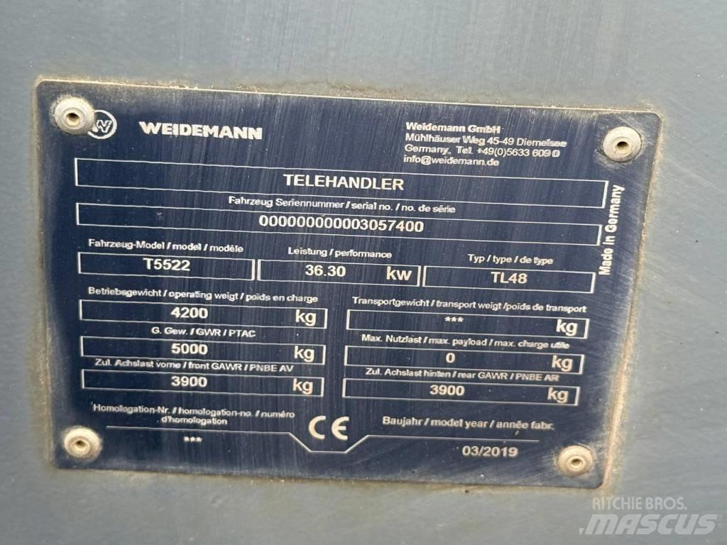 Weidemann T5522 Poljoprivredni teleskopski utovarivači