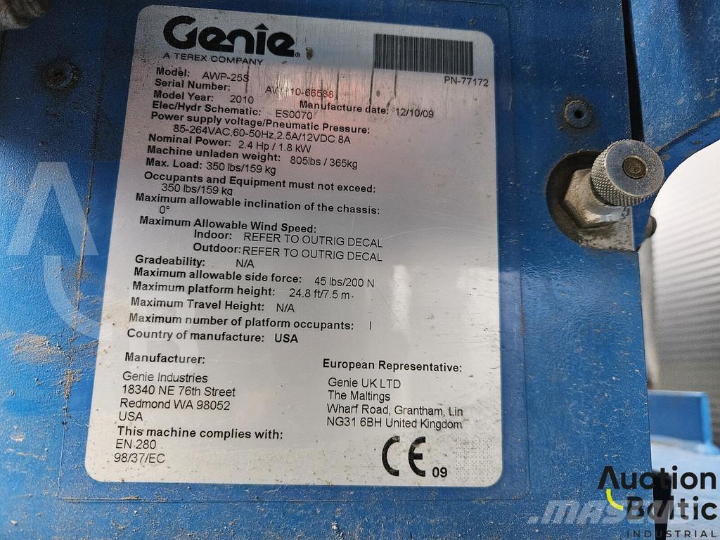 Genie AWP 25 S Other lifts and platforms