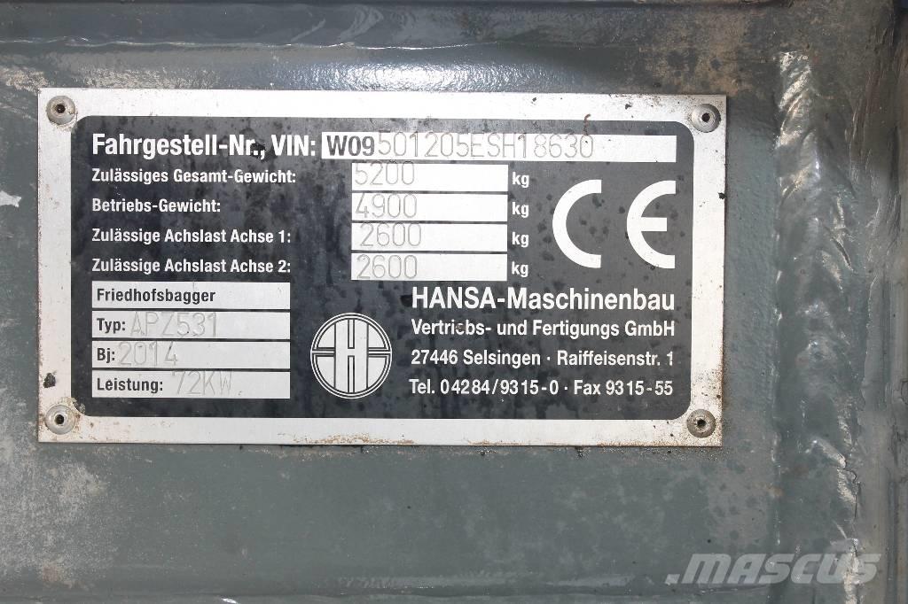 Hansa APZ 531 Bageri točkaši