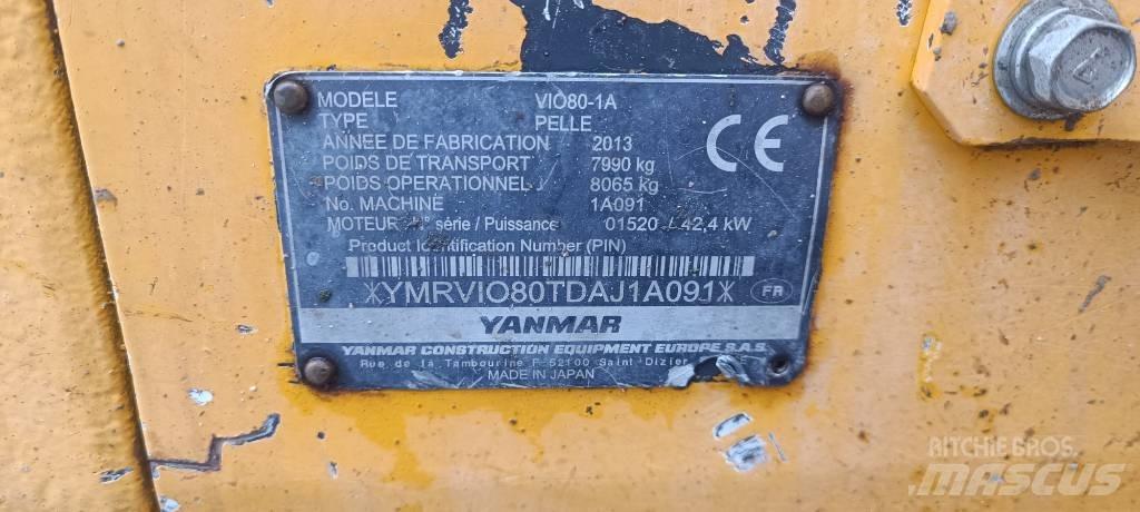 Yanmar Vio 80-1A Midi bageri 7t – 12t