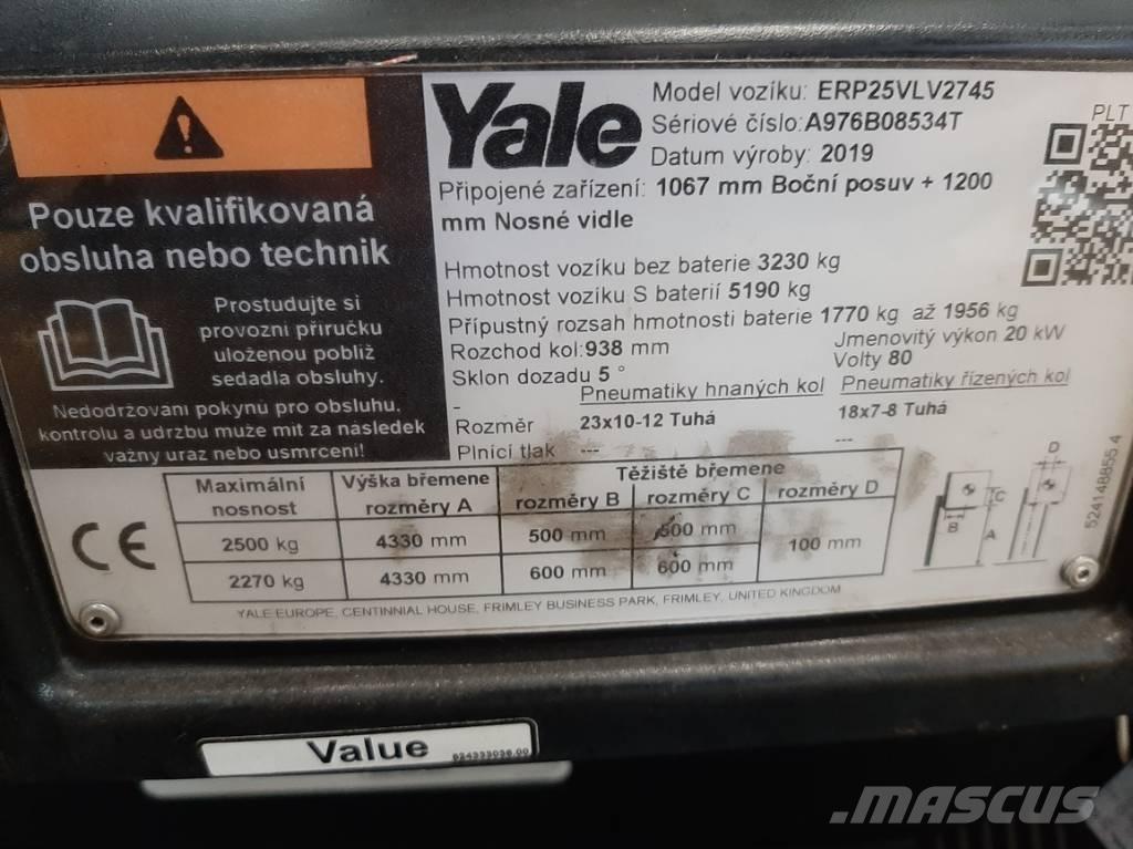 Yale ERP 25 VL Električni viljuškari