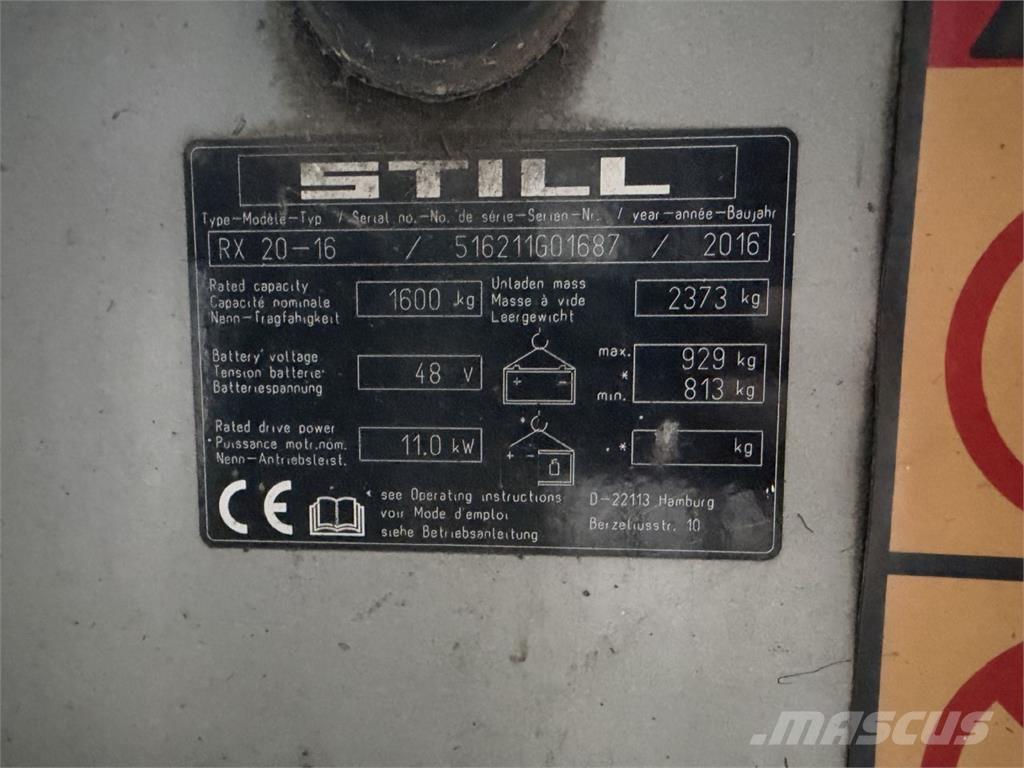 Still RX20-16 Električni viljuškari