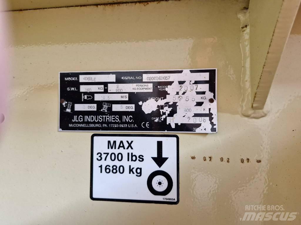 JLG 4069 LE Makazaste platforme