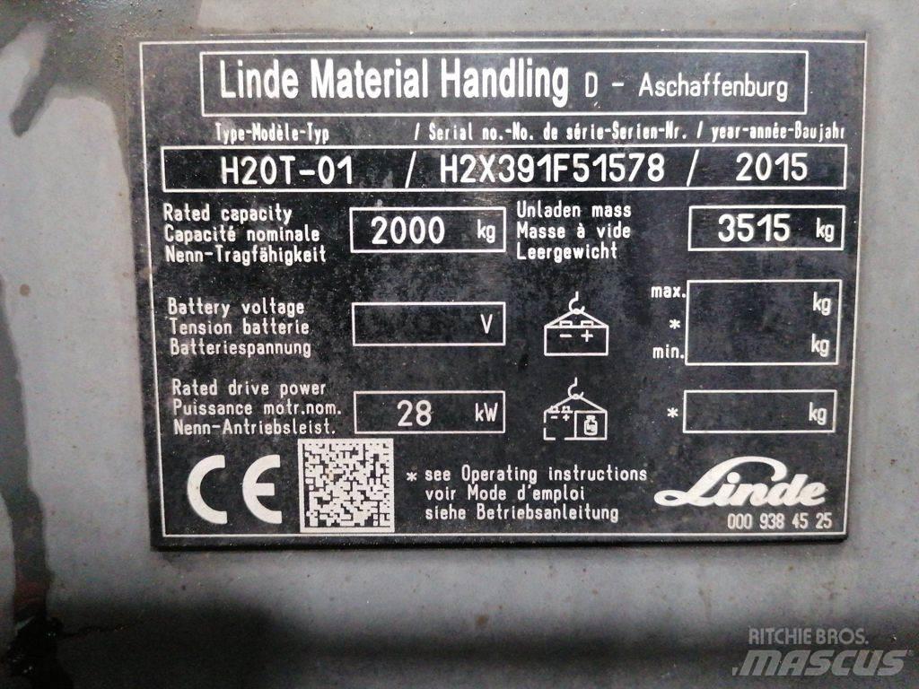Linde H20T-01 Plinski viljuškari