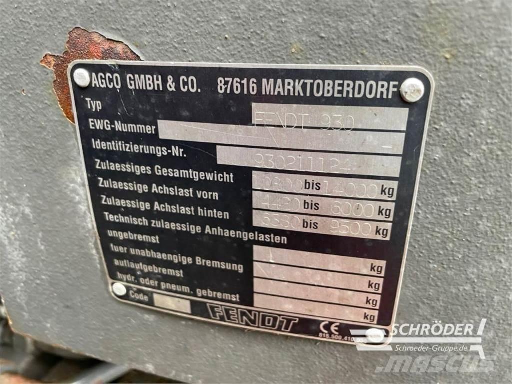 Fendt 930 VARIO Traktori