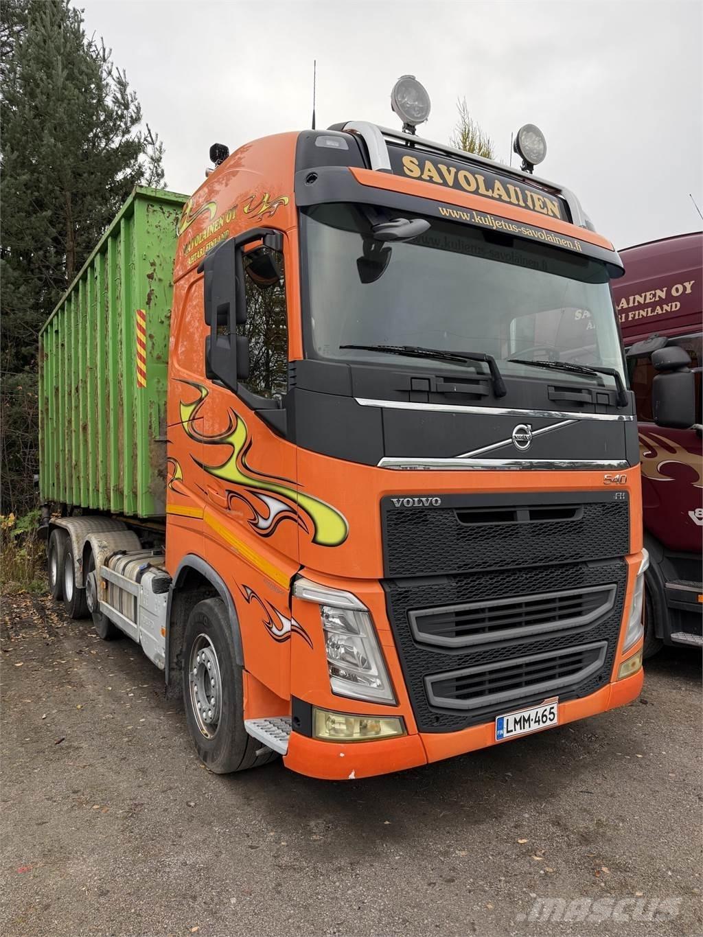 Volvo FH13 540 8X2 Rol kiper kamioni sa kukom za podizanje tereta