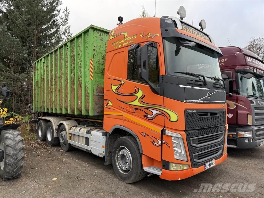 Volvo FH13 540 8X2 Rol kiper kamioni sa kukom za podizanje tereta