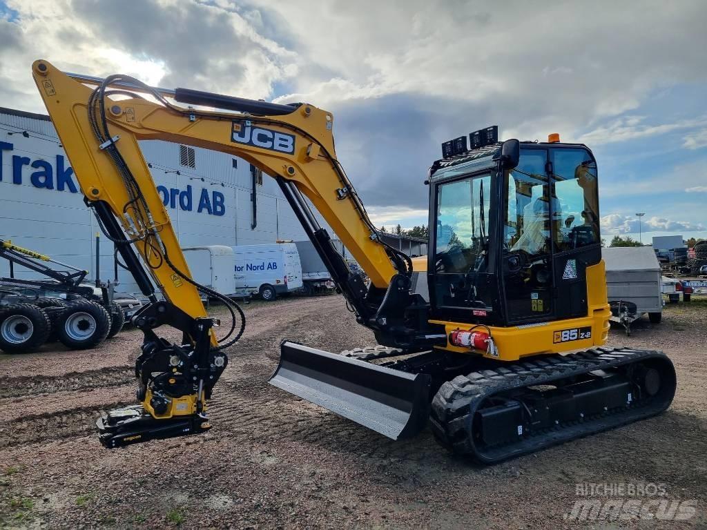 JCB 85Z-2 Ny! omg.lev! Midi bageri 7t – 12t
