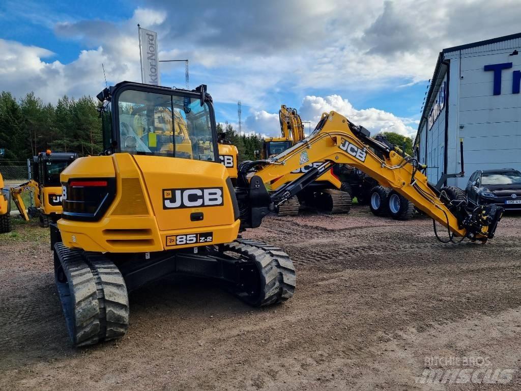 JCB 85Z-2 Ny! omg.lev! Midi bageri 7t – 12t