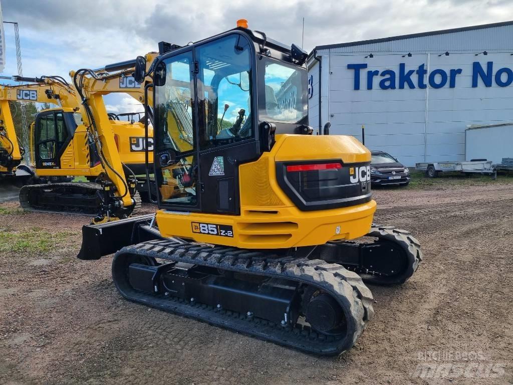 JCB 85Z-2 Ny! omg.lev! Midi bageri 7t – 12t