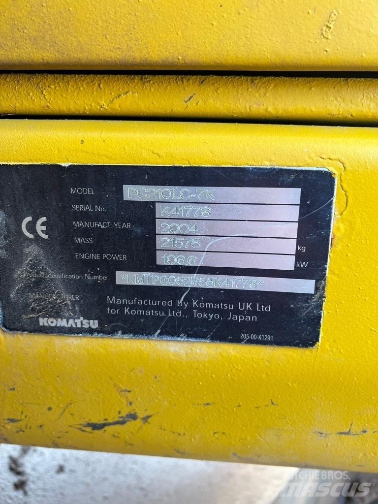 Komatsu PC 210 LC-7K Bageri guseničari