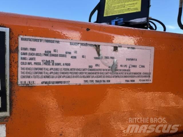 Bandit 255XP Mašine za uništavanje otpada