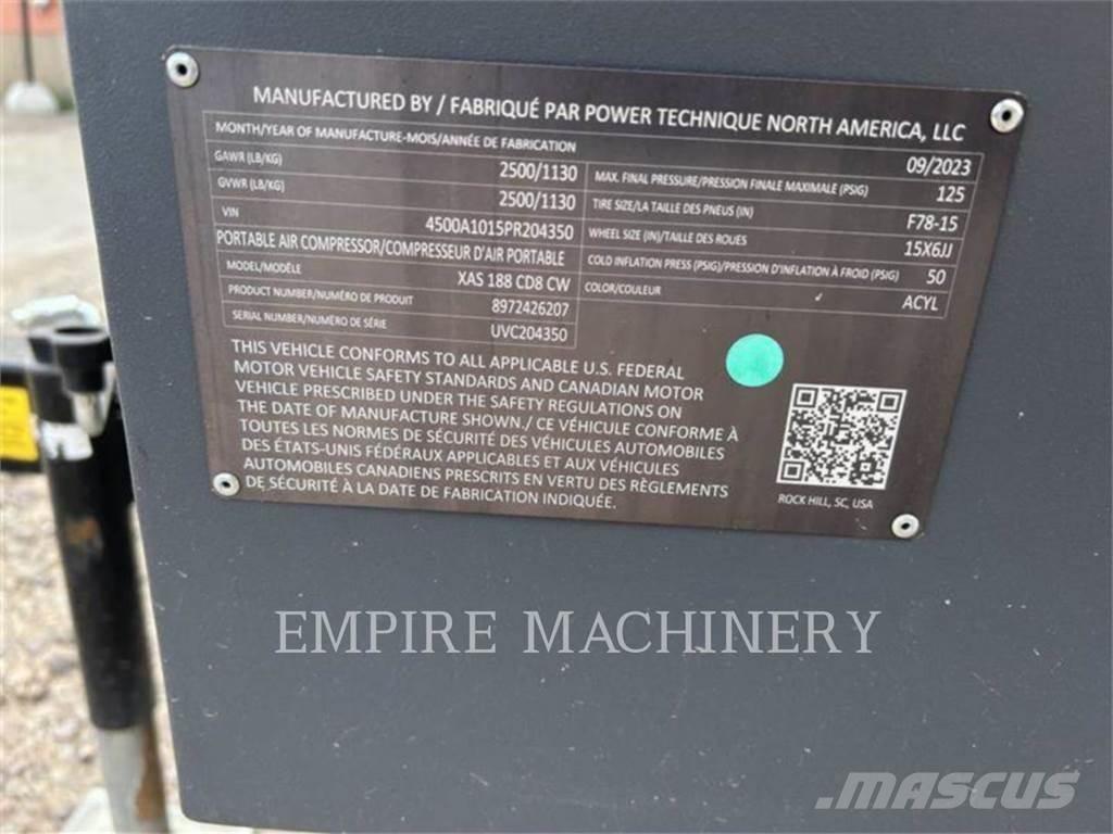 Atlas Copco XAS188CD Kompresori