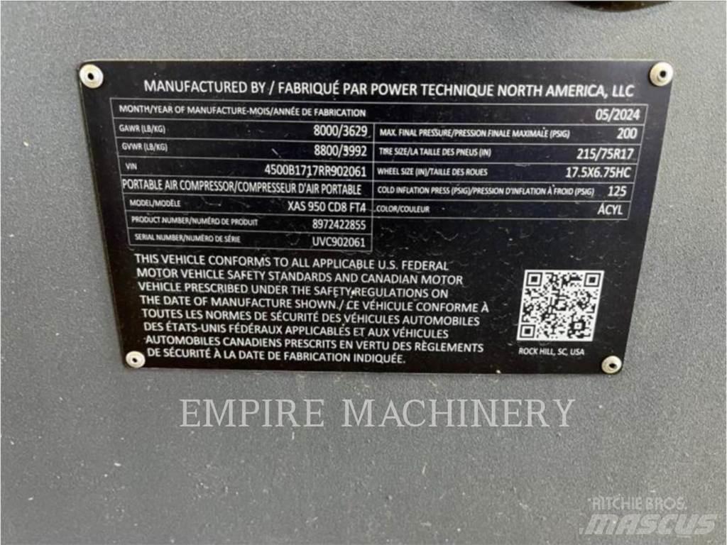 Atlas Copco XAS950CD Kompresori