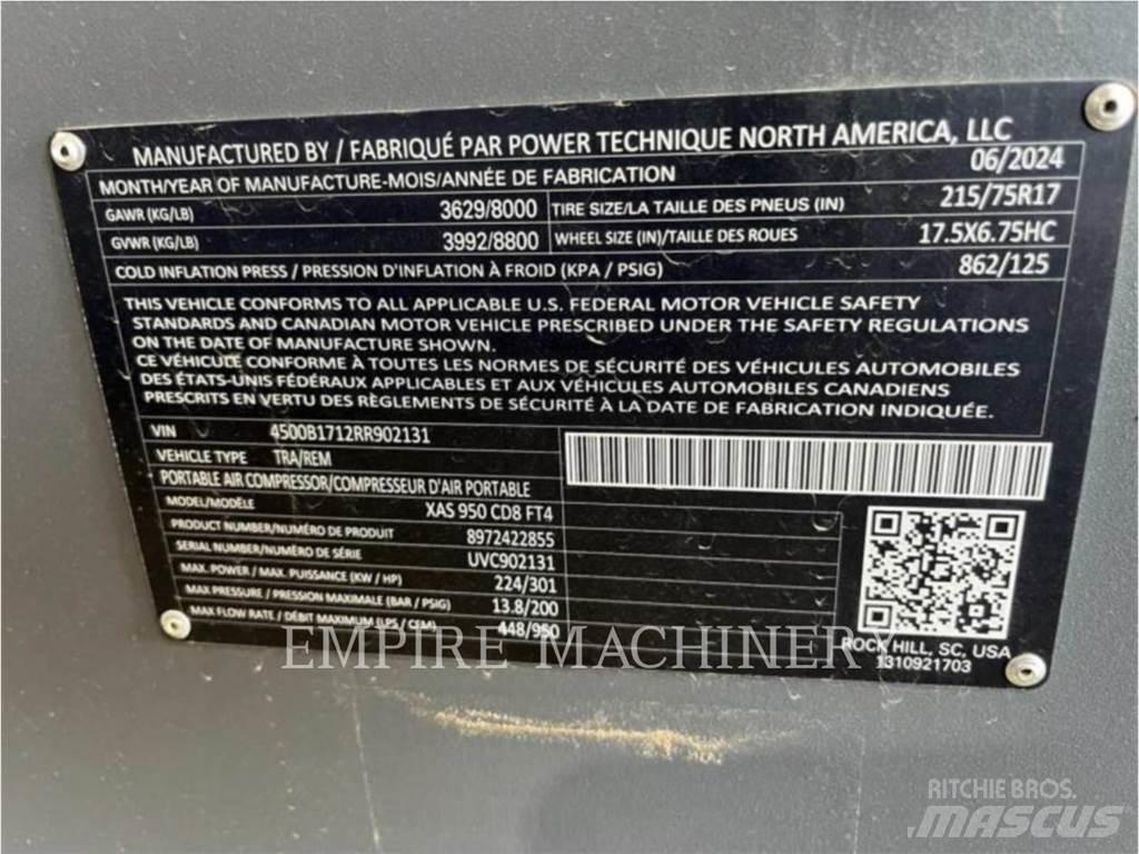 Atlas Copco XAS950CD Kompresori