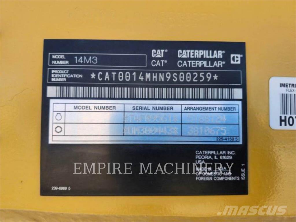 CAT 14M3 Grejderi