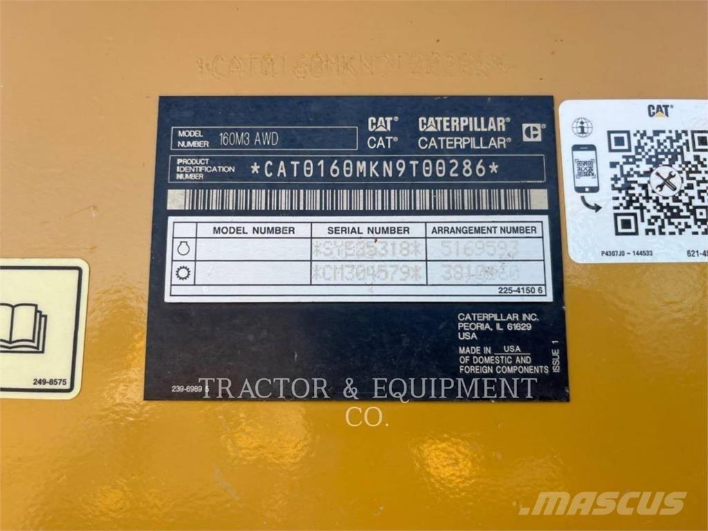 CAT 160M3 AWD Grejderi