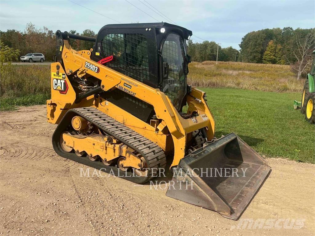 CAT 259D3 AQBW Skid steer mini utovarivači