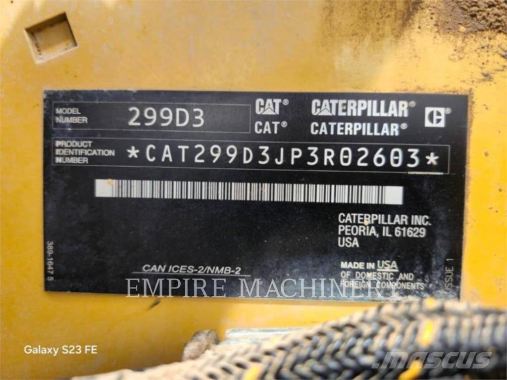 CAT 299D3XPSCA Skid steer mini utovarivači