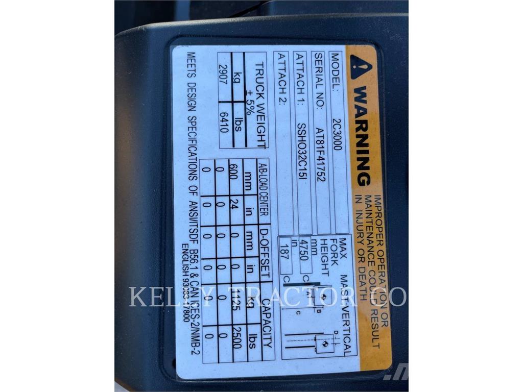 CAT 2C3000 Viljuškari - ostalo