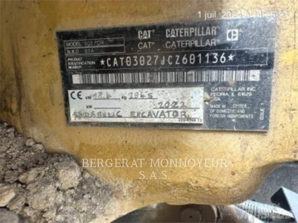 CAT 302.7 Bageri guseničari