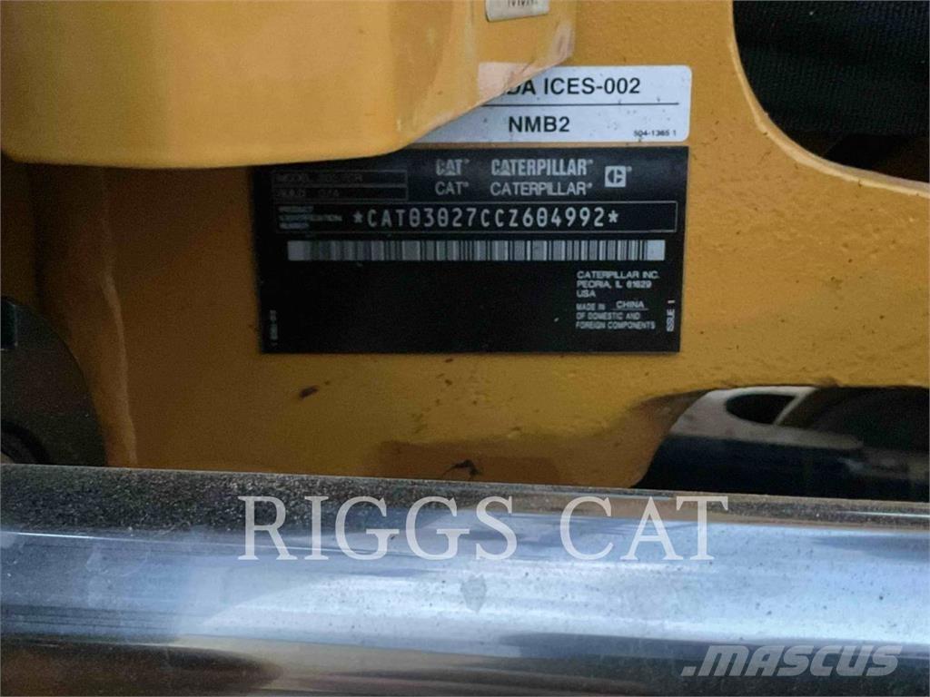 CAT 302.707CR Bageri guseničari
