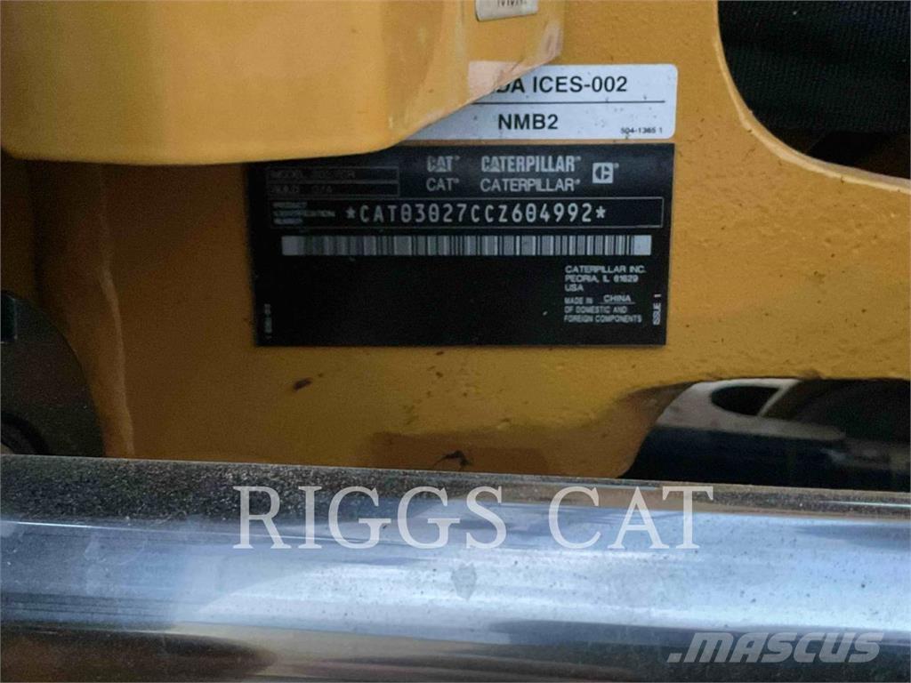 CAT 302.707CR Bageri guseničari