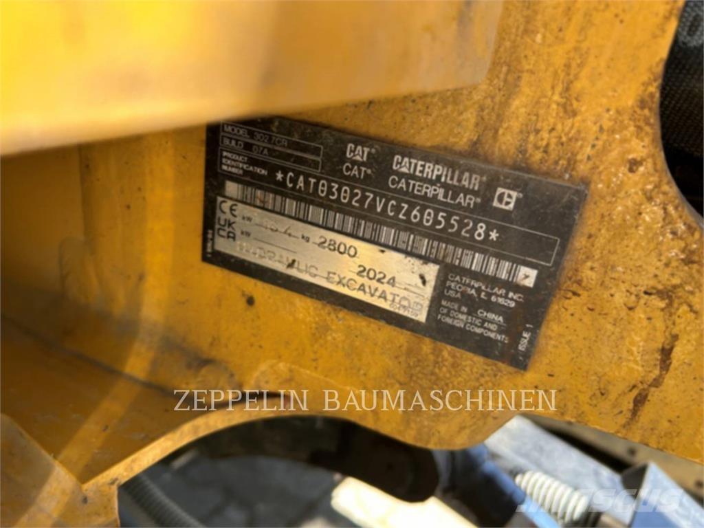 CAT 302.7CR-07 Bageri guseničari