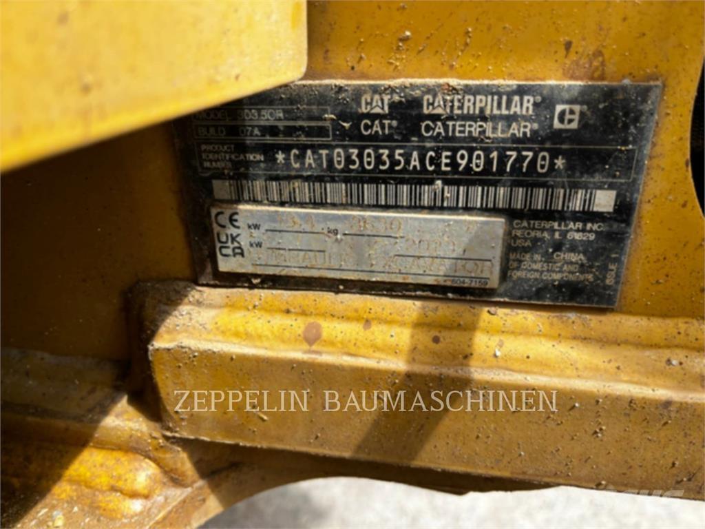 CAT 303.5CR-07 Bageri guseničari