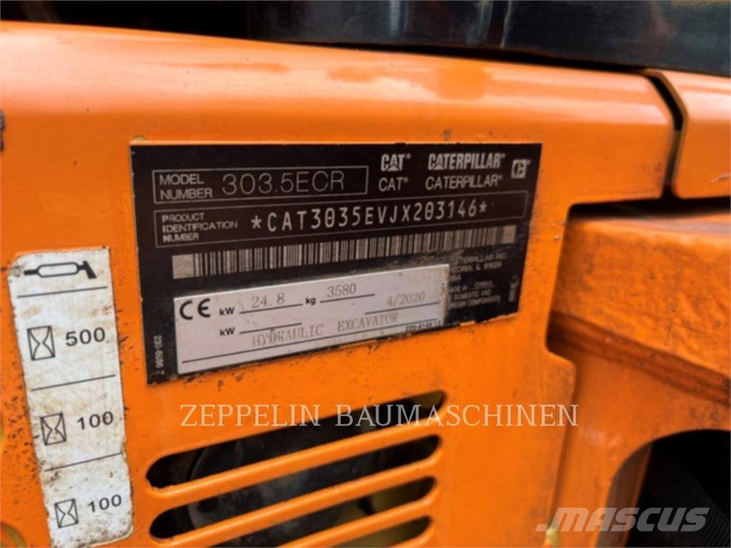 CAT 303.5ECR Bageri guseničari