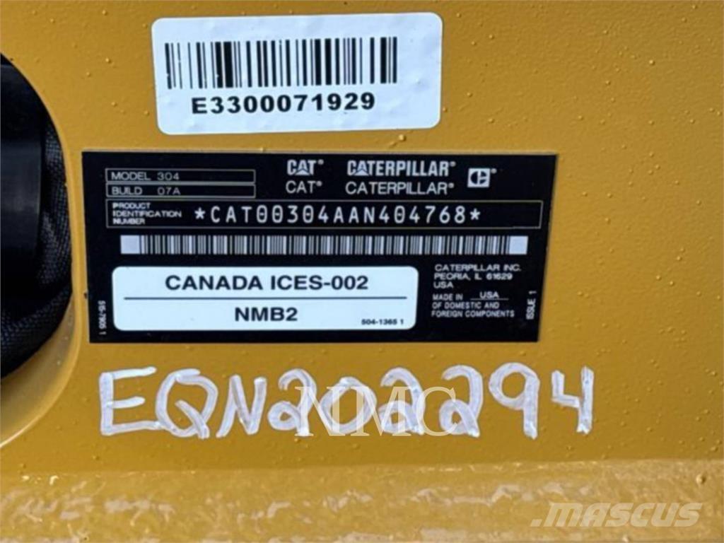 CAT 304-07 Bageri guseničari