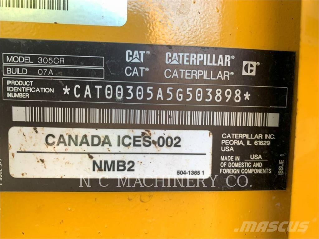 CAT 305 CRCB Bageri guseničari
