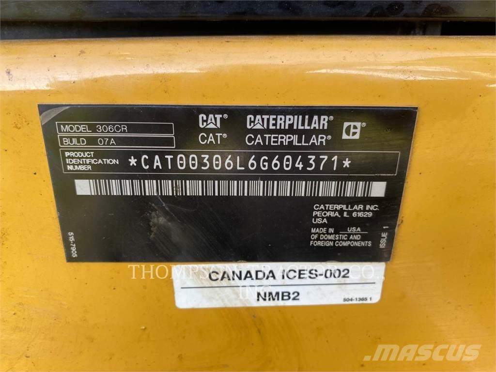 CAT 306CR Bageri guseničari