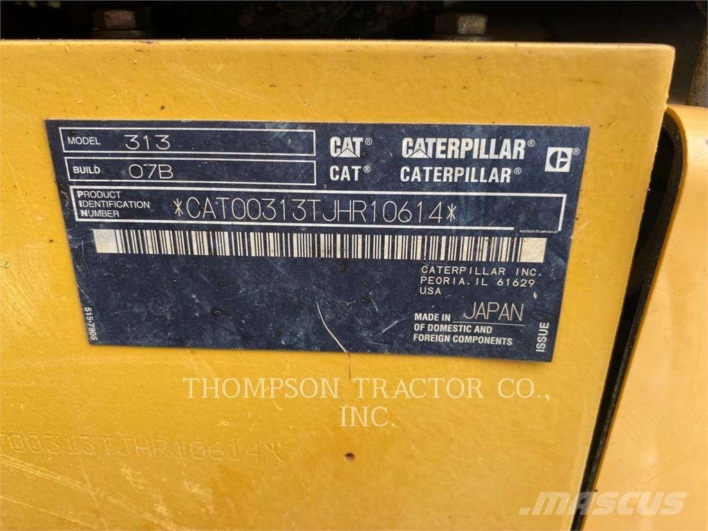 CAT 313 Bageri guseničari