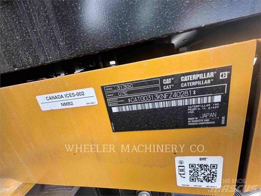 CAT 313 GC CF Bageri guseničari