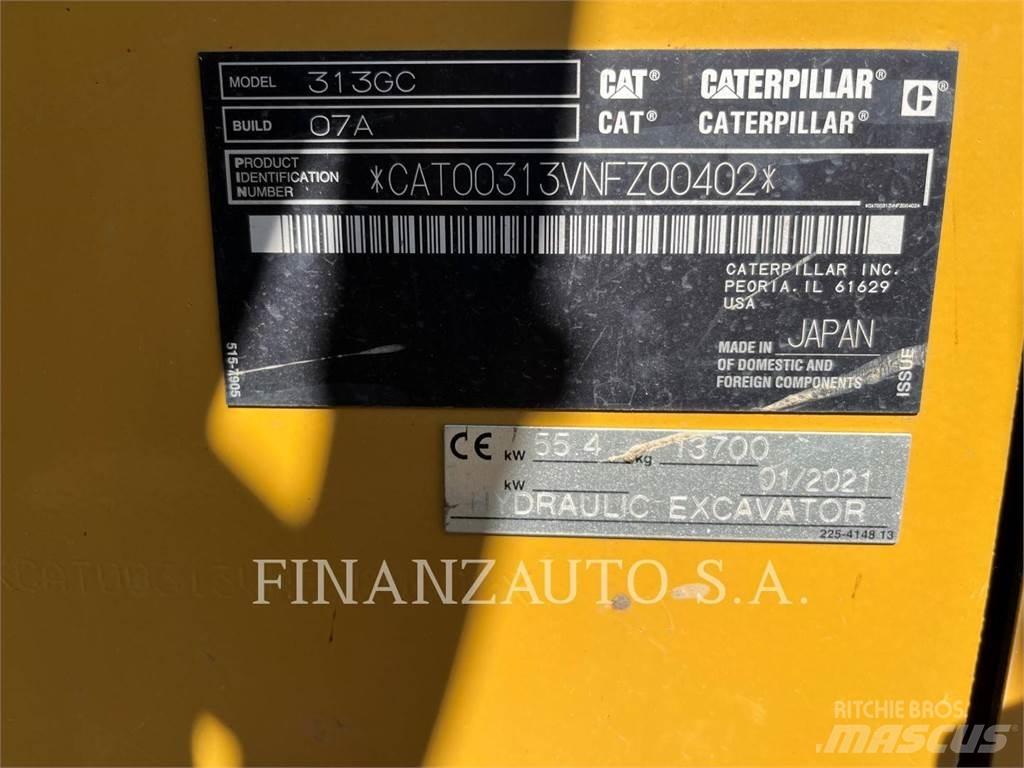 CAT 313GC Bageri guseničari