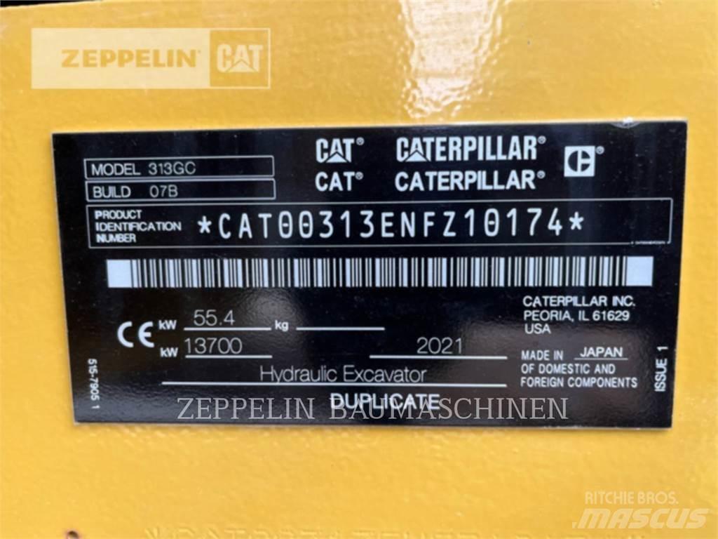 CAT 313GC Bageri guseničari