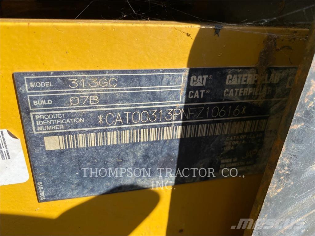 CAT 313GC Bageri guseničari