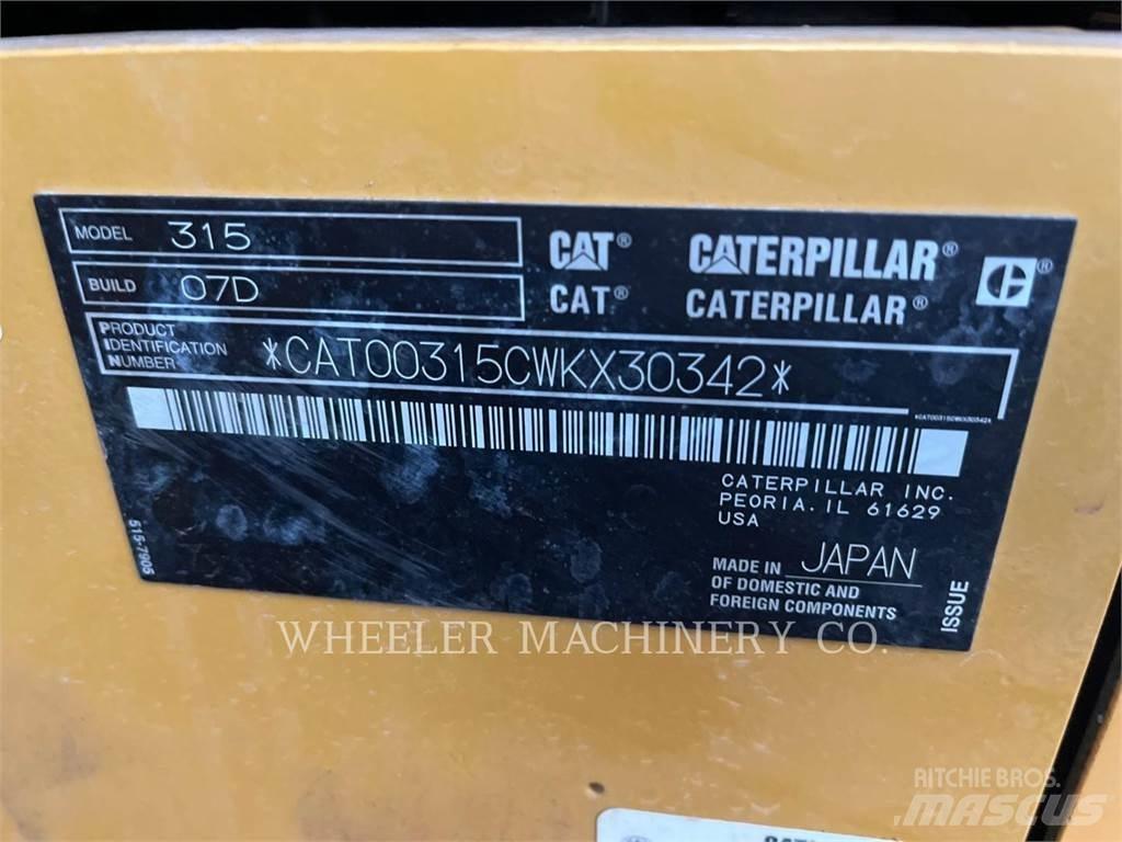 CAT 315 CF Bageri guseničari