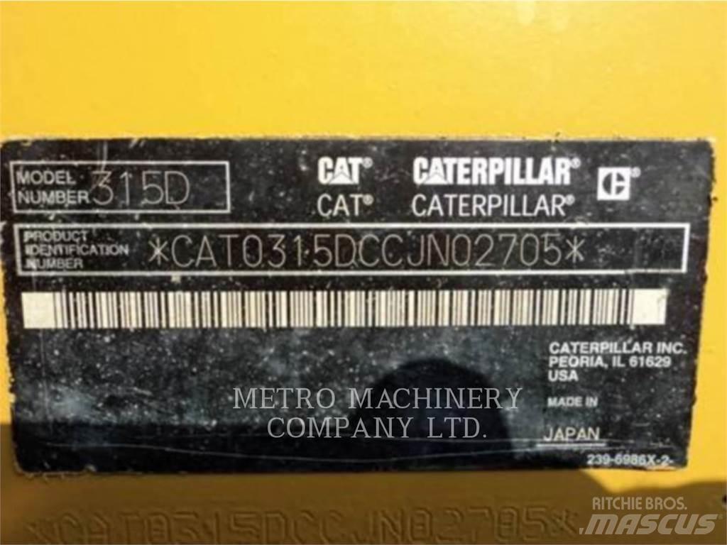 CAT 315DL Bageri guseničari
