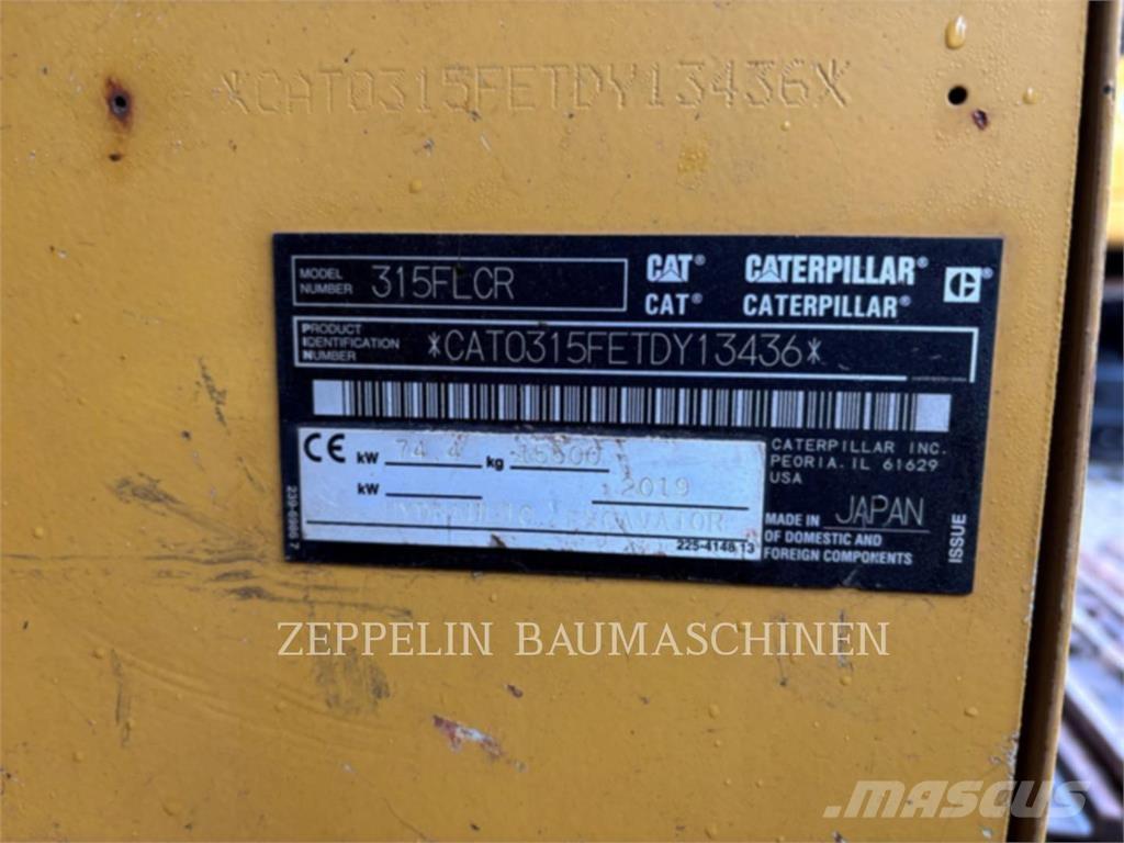CAT 315FL Bageri guseničari