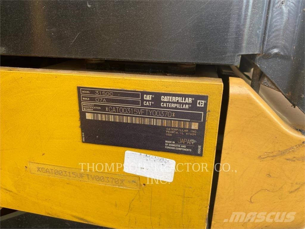 CAT 315GC Bageri guseničari