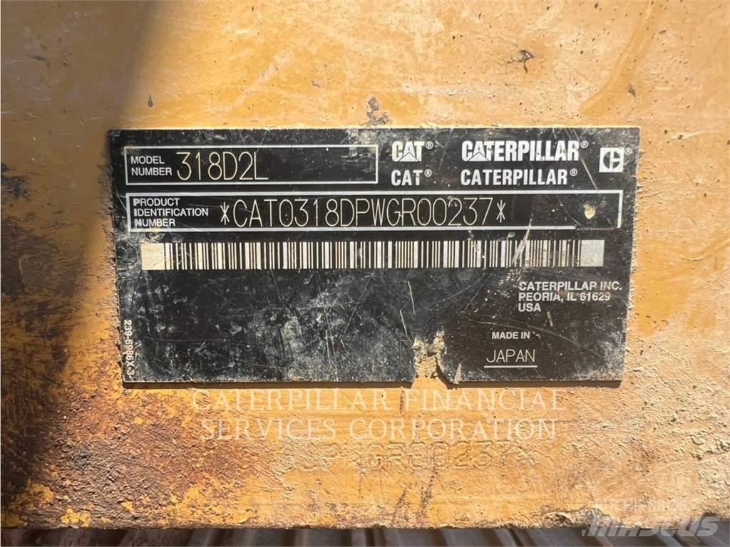 CAT 318D2L Bageri guseničari