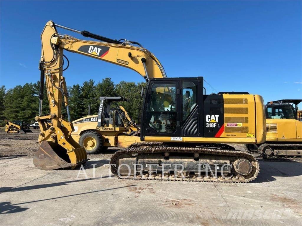 CAT 318FL 2D Bageri guseničari