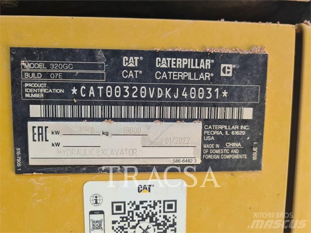 CAT 320GC Bageri guseničari