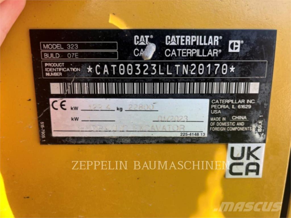 CAT 323-07D Bageri guseničari